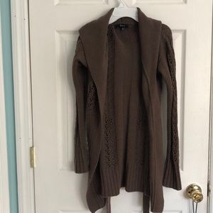 Long sleeve sweater cardigan
